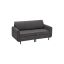 Sofa 79x166x85,6cm, ciemnoszara