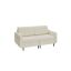 Sofa 79x166x85,6cm, kremowo-czarna