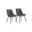 Bar stool set 60x50.1x88.6cm., black