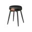 Bar stool set 48x48x48.2cm, black