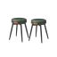Stool 48x48x48.2cm., black