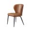 Dining chair 55x52x79cm., brown/black