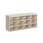 Hallway bench 30.3x104x48cm., light brown/cream color