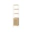Shelf 30x40x174.7cm., light brown/white