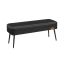 Puf 43x110x40cm., czarny