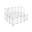 Pet enclosure, white
