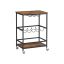 Kitchen trolley, brown/black
