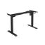 Electrically adjustable height table frame
