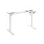 Height-adjustable table frame white