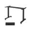 Electric height-adjustable table frame 60x175x115cm., black