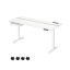 Electric height-adjustable desk 70x160x120cm., white