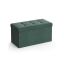 Pouf 38x76x38cm., dark green