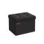 Pouf 31x41x31cm., black