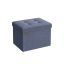 Pouf 31x41x31cm., blue color