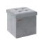 Pouf with storage space 38x38x38cm., gray
