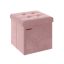 Hallway bench 38x38x38cm., pink