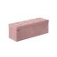 Pouf with storage space 38x110x38cm., pink