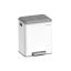 Trash can 30L., white/gray