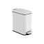 Trash can 29.9x14.4x29cm., white