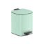 Trash can 6L., mint color