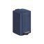 Trash can 34x28.5x40.4cm., dark blue