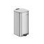 Trash can 34x28.5x54.4cm., silver color