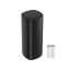 Trash can 30x30x74.6cm., black