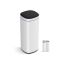 Trash can with motion sensor 50L., white/black