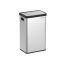 Trash can 41x29.5x67cm., silver color