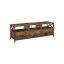 Szafka RTV LTV301B01 147 x 40 x 50 cm, brązowo-czarna