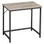 Desk 50x80x76cm., light brown/black