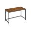 Computer desk with steel frame LWD039B01