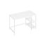 Desk with shelves 60x120x76cm., white