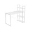 Desk with shelves 56x120x120cm., white