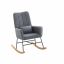 Fotel bujany 89,5x67,5x106cm, szary