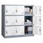Szafka metalowa VEVOR W124P2507012-1, 9 drzwi, szara, 90 × 94 × 45 cm