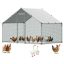 Kurnik metalowy VEVOR JD322, 1 drzwi, 3 × 2 × 2 m