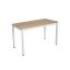 Modern computer desk, white