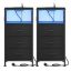 Stolik nocny SONGMICS, 2 szuflady i otwarta przegroda, 39,6 × 75,9 × 30 cm