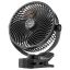 Portable fan VEVOR Lok-M8AG, with clip, Black, 26 × 30.5 × 11.2 cm