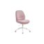 Office chair, pink/white