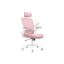 Office chair, pink/white