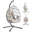 Fotel wiszący ze stojakiem SONGMICS GDC050WZ01, 98 × 103 × 195 cm