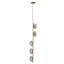 Lampa wisząca Emily, pionowa, 5 lamp, 15 × 110 × 16 cm