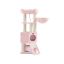 Cat scratching post 66x75x141cm., black/pink