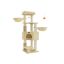 Cat scratching post 50x50x160cm., beige