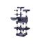 Scratching post PCT087G01, dark gray