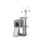 Cat scratching post, gray