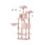 Cat scratching post 99.5x54.5x168cm., beige/pink