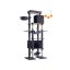 Cat scratching post 78x48x201cm., dark gray/beige